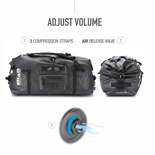 Shad Waterproof Motorcycle Tail Bag 80l