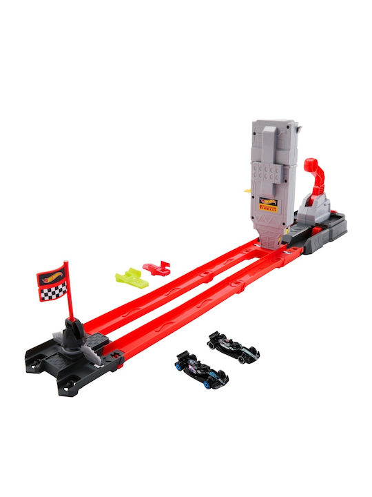 Великденска Свещ с Играчка Racing Formula 1 Grid Start Track Set & 2 Метални F1 Коли, 1:64 за 3+ Години Hot Wheels
