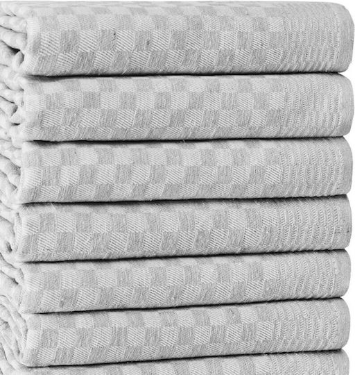 Lenjerii Deosebite Lola Kitchen Towel Made of 100% Cotton in Red Colour 40x60cm 10 Pieces