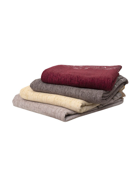 Viopros Armchair Throw Chenille 180x150cm Linen