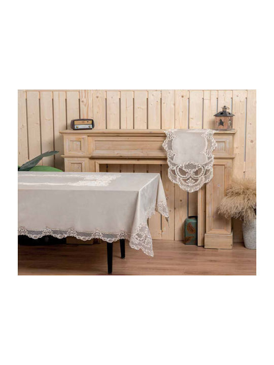 VS Home Καρέ Τραπεζομάντηλο Σετ 5τμχ Τβ022 Καφέ 45x45εκ.