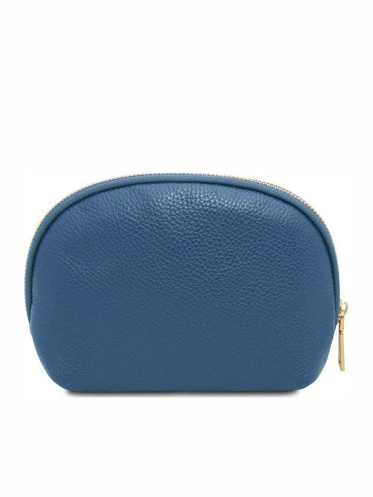 Leather Cosmetic Bag Vera Denim