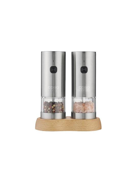 Caso Set Electric Spice Mills Ceramic in Gray Color 2 Pieces
