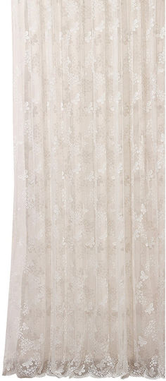 Viopros Curtain With Ecru Pencil Pleat 270x280cm