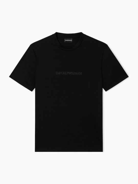 Herrenblusen Kurzarm T-Shirts Schwarz