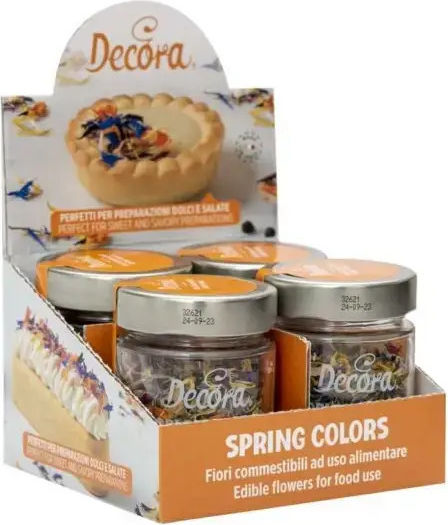 Decora Διακοσμητικά Πέταλα Λουλουδιού Ανοιξιάτικα Πολύχρωμα 4gr