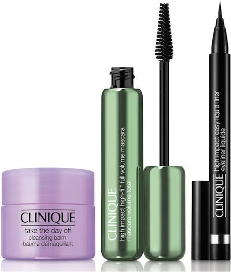 Clinique Eye Essentials: High Drama Set Machiaj Pentru Ochi 3 Bucăți