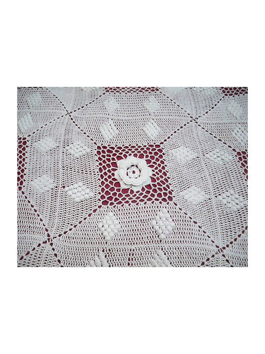 VS Home Gestrickt Decke Übergröße 240x270cm Weiße