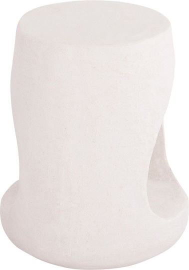 Табуретка Дневна стая Пластмаса Santorini Off-White Color