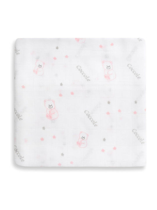 Interbaby Прегръщащи Пелени от Муселин Pink Розов 55x70см. 3бр