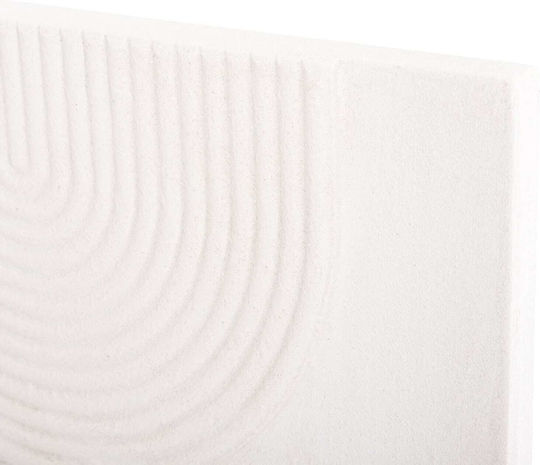 Rectangular Painting Fb94523 MDF Off-White Color 60x4 Thickness X80cm