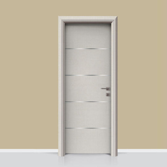 Πόρτα Εσωτερική Laminate Inox Στοιχεία Σχέδιο 01