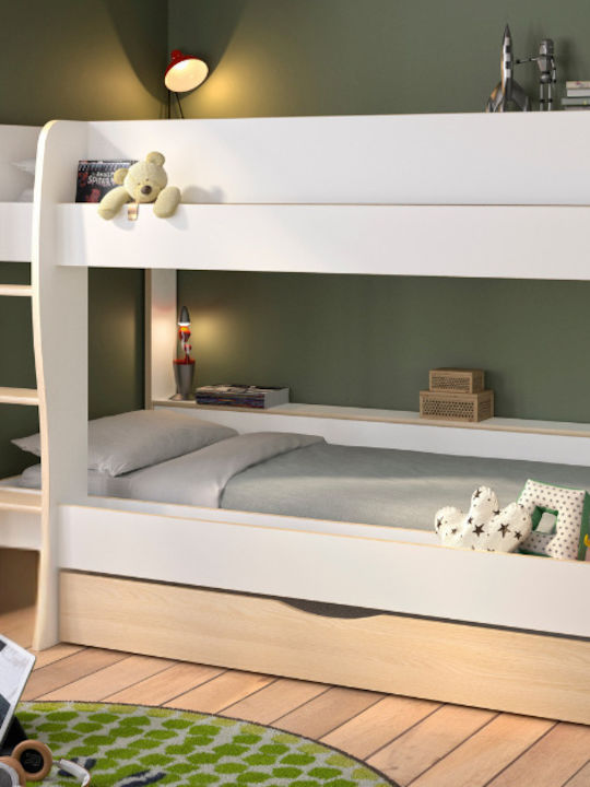 Roomy Κουκέτα Μονή για Στρώμα 90x200cm Roomy Κουκέτα Μονή για Στρώμα 90x200cm