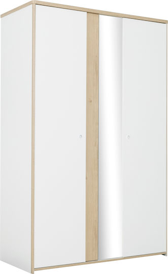 Ușă dublă Dulap Bej 130x60x202cm
