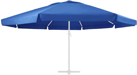 vidaXL Material De Înlocuire Pentru Umbrelă Albastru Φ6m