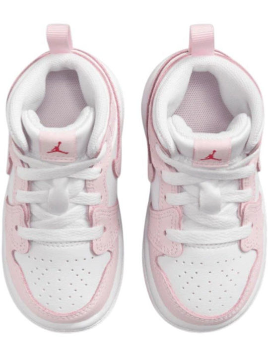 Air  1 Mid Детски Маратонки High Розови