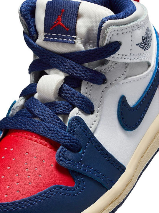 Air  1 Mid Kinder Sneaker Hoch Mehrfarbig