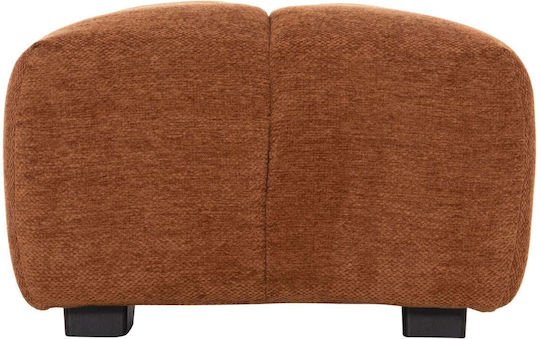 Bankhocker Bezogen Mit Stoff Keramik Rot 100x65x37cm