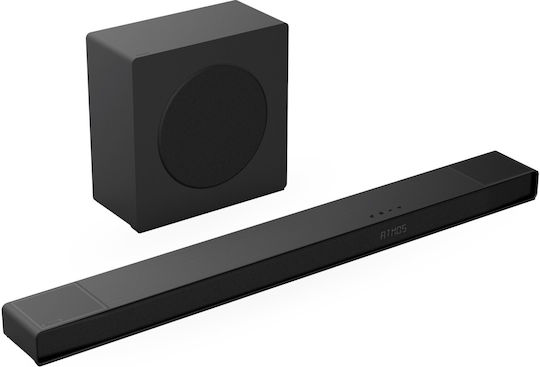 Hisense AX3120Q Soundbar 3.1.2 Bluetooth και HDMI 440W με Ασύρματο Subwoofer και Τηλεχειριστήριο Μαύρο