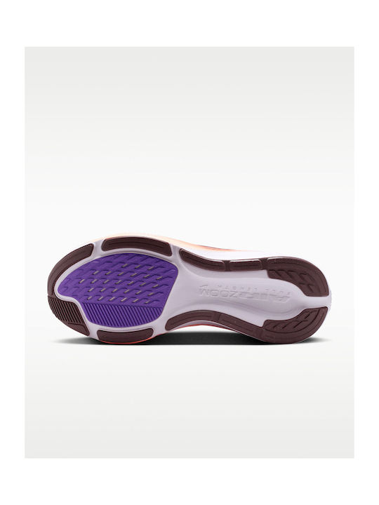 Pegasus 42 Women's Sport Shoes Running Chalk Orange Pulse Bright Violet Tattoo