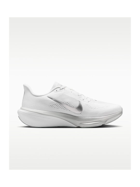 Pegasus 42 Women's Sport Shoes Running White Wolf Grey Cool Grey Metallic Silver