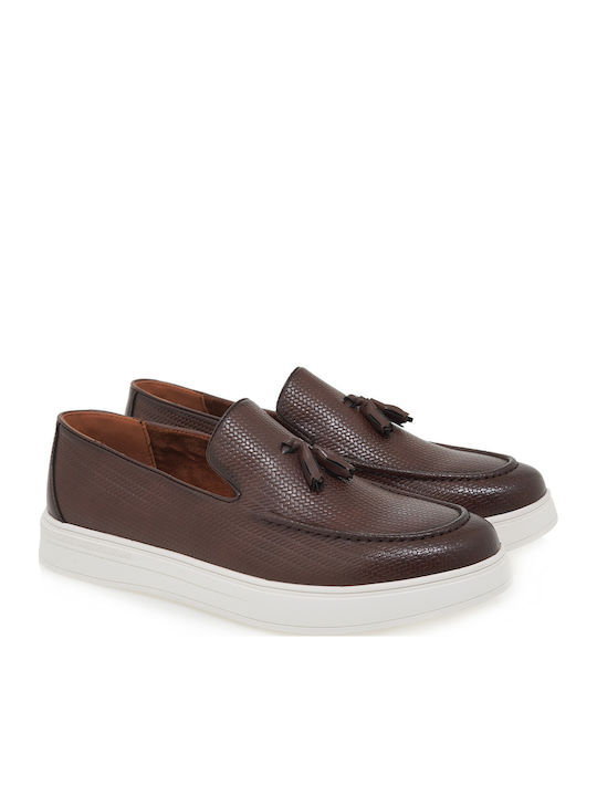Ανδρικά Loafers σε Καφέ Χρώμα