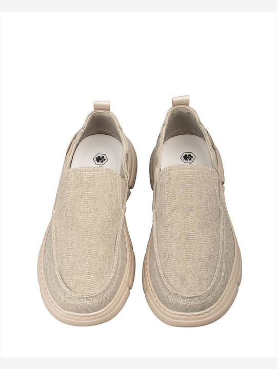 Ανδρικά Loafers σε Μπεζ Χρώμα
