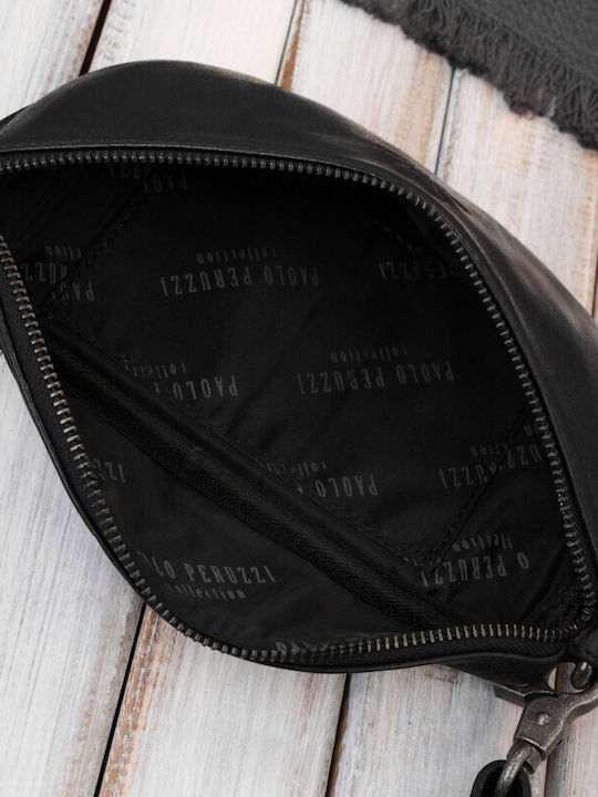 Set Geantă de Damă din Piele Tip Rucsac Neagră