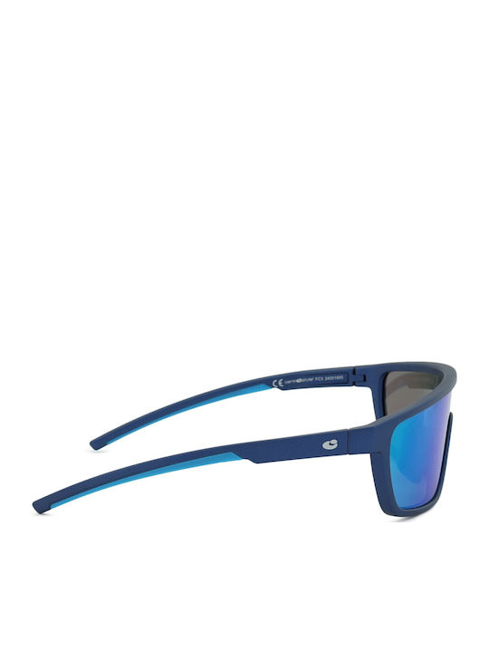 Centrostyle Mask Kids Sunglasses with Blue Mirror Lens