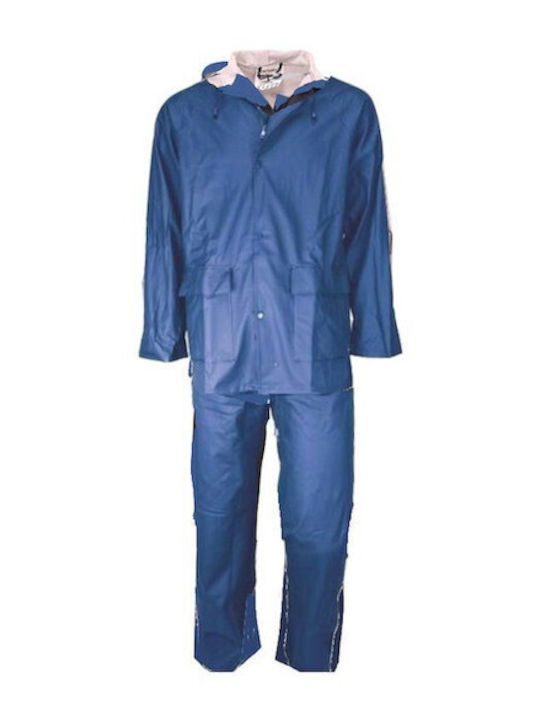 Waterproof Jacket Pants Pu100% Galaxy Marine Plus Colour Blue Size XXL Waterproof Jacket Pants Pu100% Galaxy Marine Plus Colour Blue Size XXL