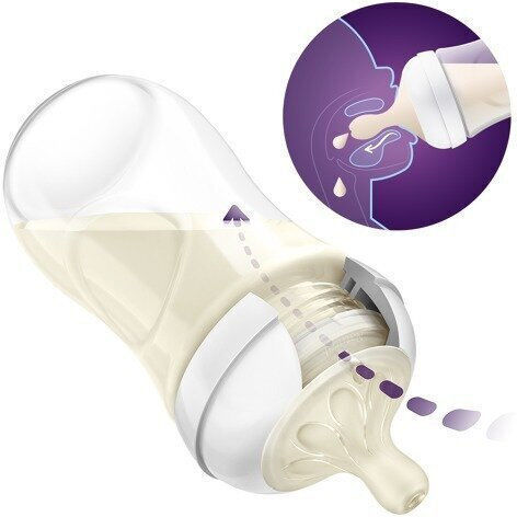 Philips Natural Natural Tetine din Silicon cu Flux Mediu pentru 3+ Luni 6 Bucăți