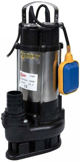 DDT V1500F Μονοφασική Αντλία Νερού 1500W