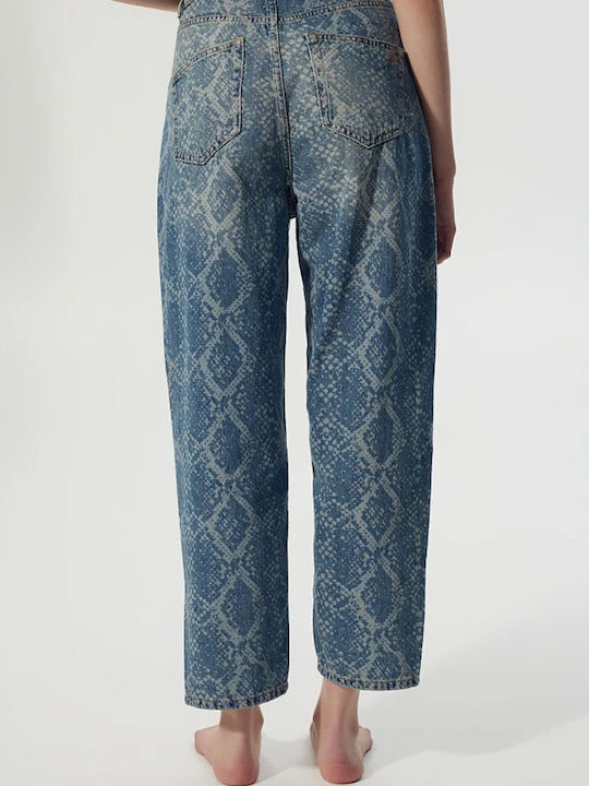 Tania High Rise Women's Jean Pants in Balloon Leg Style