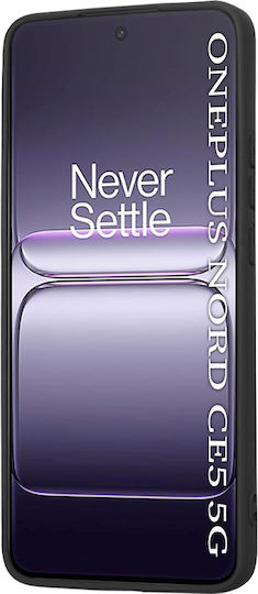Techsuit Softflex Umschlag Rückseite Silikon Schwarz (OnePlus Nord CE5)