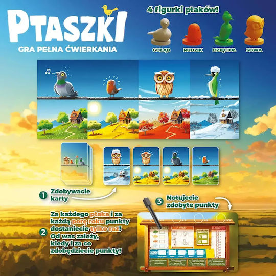 Επιτραπέζιο Παιχνίδι Birds για 2-4 Παίκτες 8+ Ετών (PL) Nasza Ksiegarnia