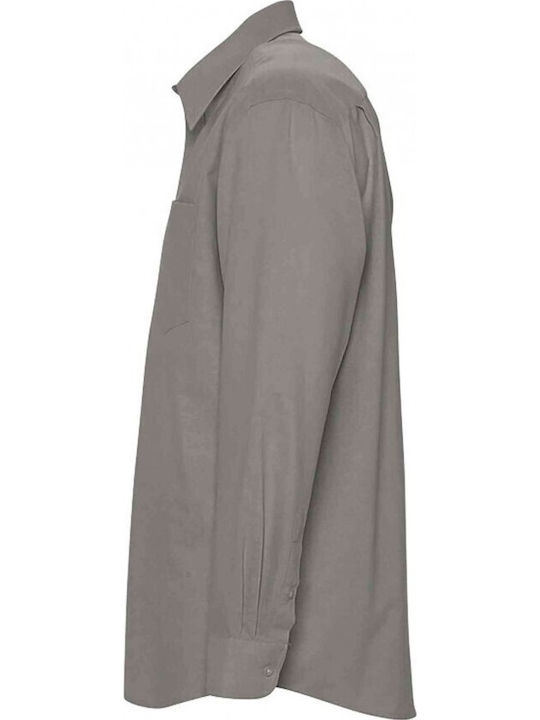 Langärmeliges Herrenhemd SILVER-900