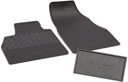 Rigum Trunk Mats 2pcs for Mercedes-Benz Citan Renault Kangoo 2012-2021 Black