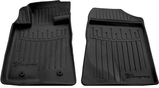 Race Axion Race Axion Protective Raised Sides Car Mats Toyota Avensis T25 2003-2009 4-Door/5-Door Rubber Material Fasteners 2 Pieces 5022032/st