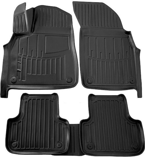 Race Action Car Mats Audi Q7 4m 2015-2026 5-Door Rubber Raised Sides Protective Fasteners Passenger Cars 5 Pieces 5030115/st