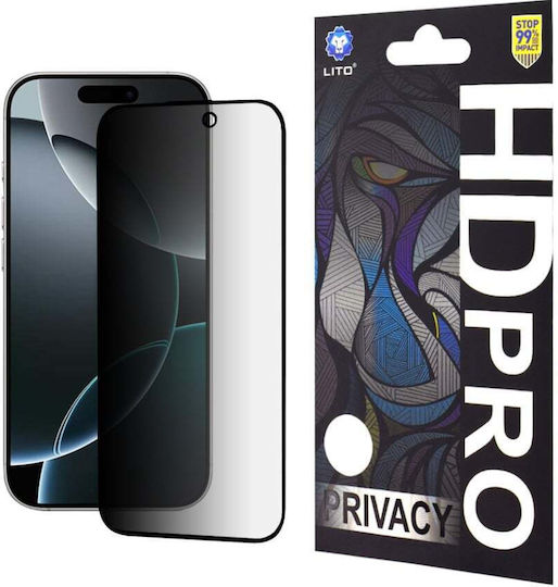 Lito Privacy Screen Protector (iPhone 17 Pro / 16 Pro / 17)