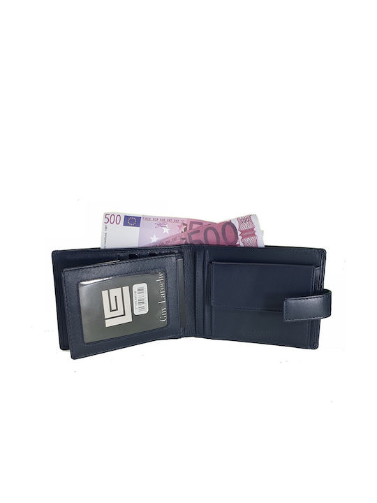 Portofel Bărbătesc din Piele cu RFID Albastru