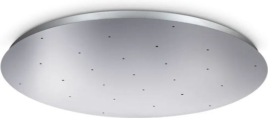 Rosone D1050 Lamp Base for Hanging Light Fixture 25 Lights Metal White