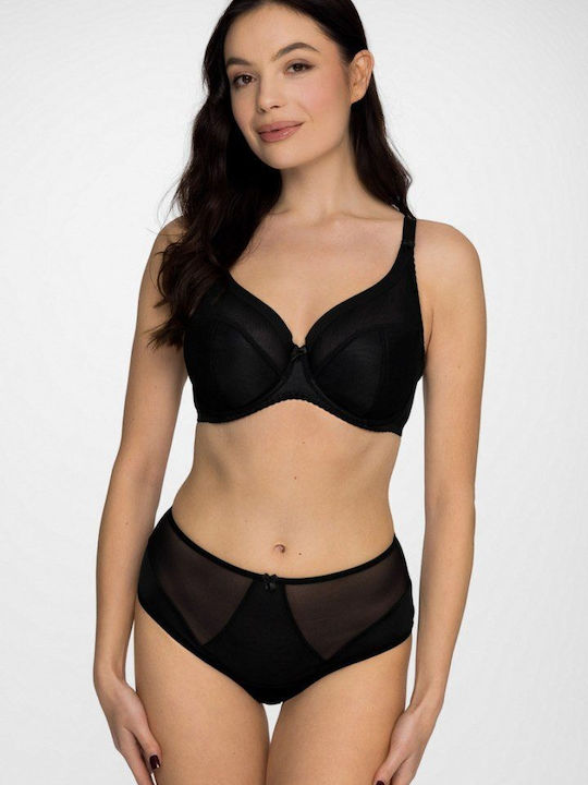 High Waist Women's Brief Black