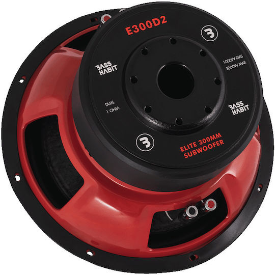 Bass Habit Subwoofer Αυτοκινήτου 12" 2000W RMS