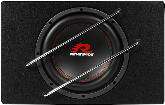 Renegade Car Audio RXV 1000 A Αυτοενισχυόμενο Subwoofer Αυτοκινήτου 10" 200W RMS με Κούτα
