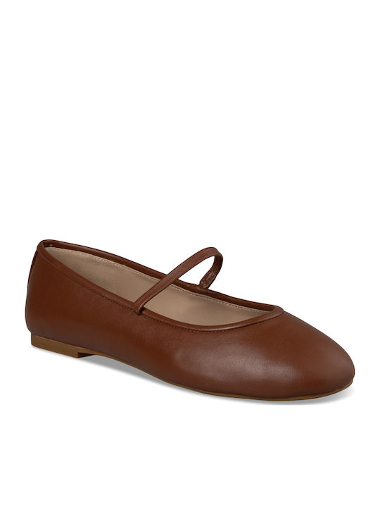 Jayna Damen Ballerinas Braun