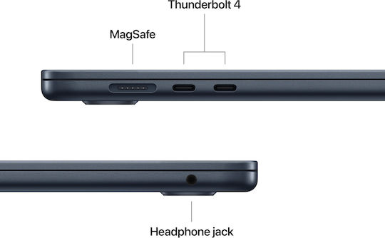 Apple MacBook Air 15.3" IPS Retina Display (M5-10-Core/16GB/1TB SSD/10-Core GPU/10-Core GPU) Midnight (GR Keyboard)