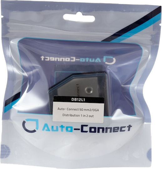Distribution Block 2x50mm² & 1x50mm² 0ga Stainless Steel Nickle Plated Auto-connect 720db12l1