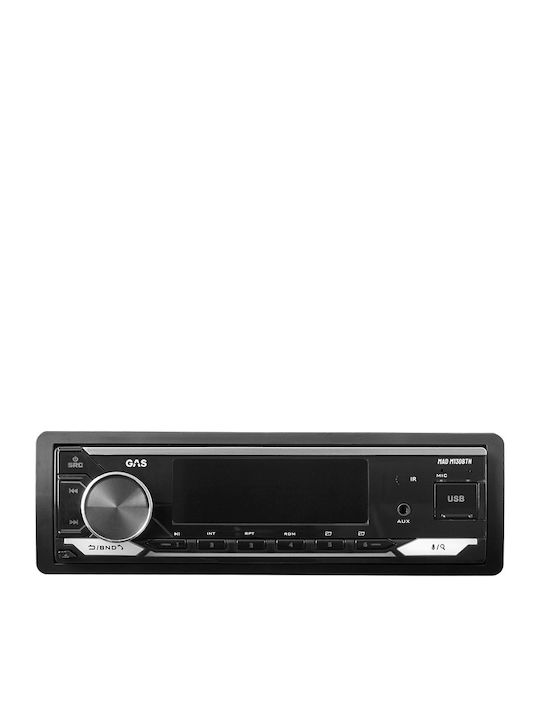 Mad M130-btn Gas Audio Head Unit 1-din 2v 6 Preouts Αποσπώμενη Πρόσοψη