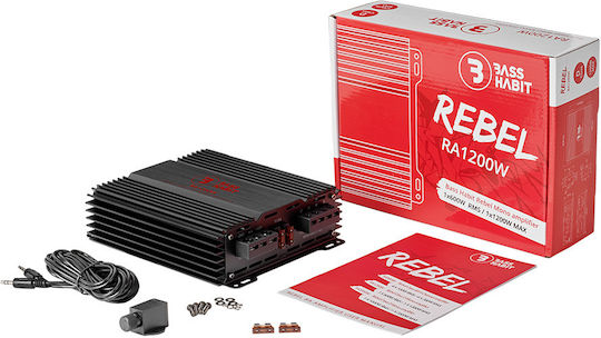 Bass Habit Car Audio Amplifier 1 Channel (D Class)